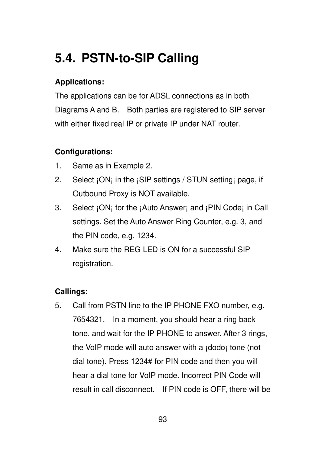 LevelOne VOI-7010, VOI-7011 user manual PSTN-to-SIP Calling 