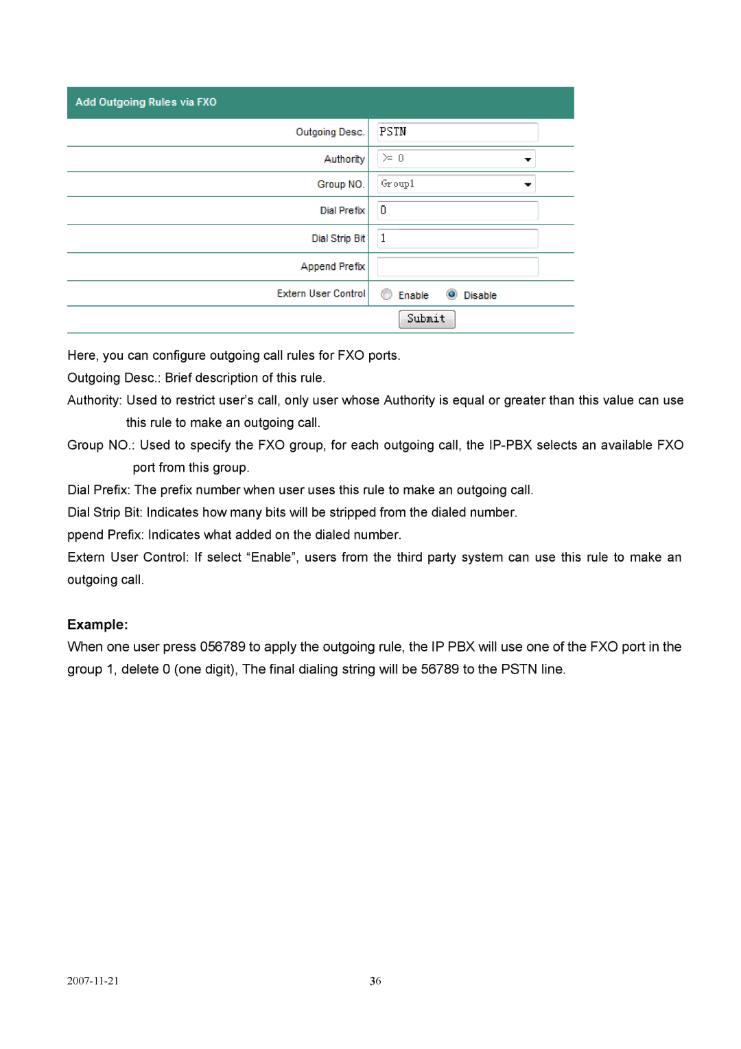 LevelOne VOI-9300 user manual 2007-11-21 