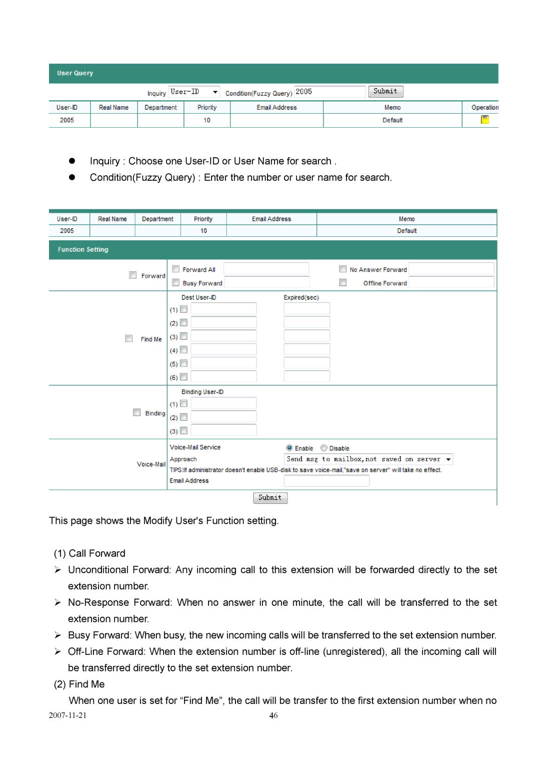 LevelOne VOI-9300 user manual 2007-11-21 