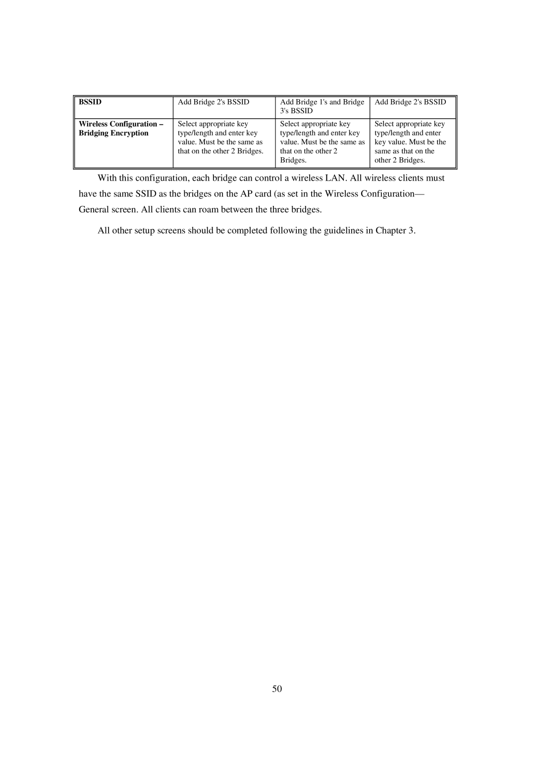 LevelOne WAB-1000 manual Bridging Encryption 