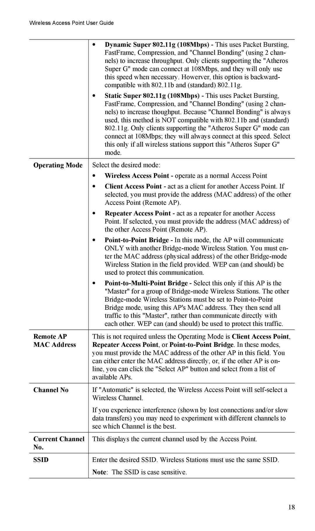 LevelOne WAP-0005 user manual Remote AP, Channel No, Current Channel 