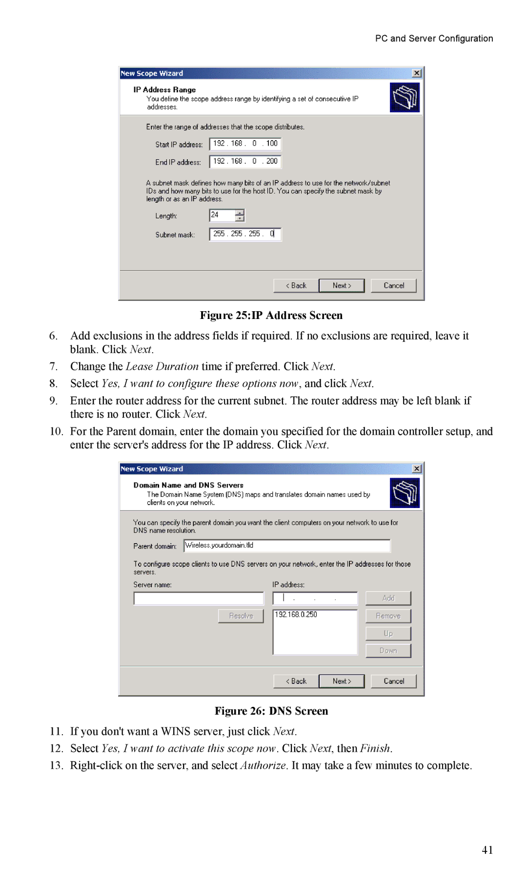 LevelOne WAP-0005 user manual IP Address Screen 