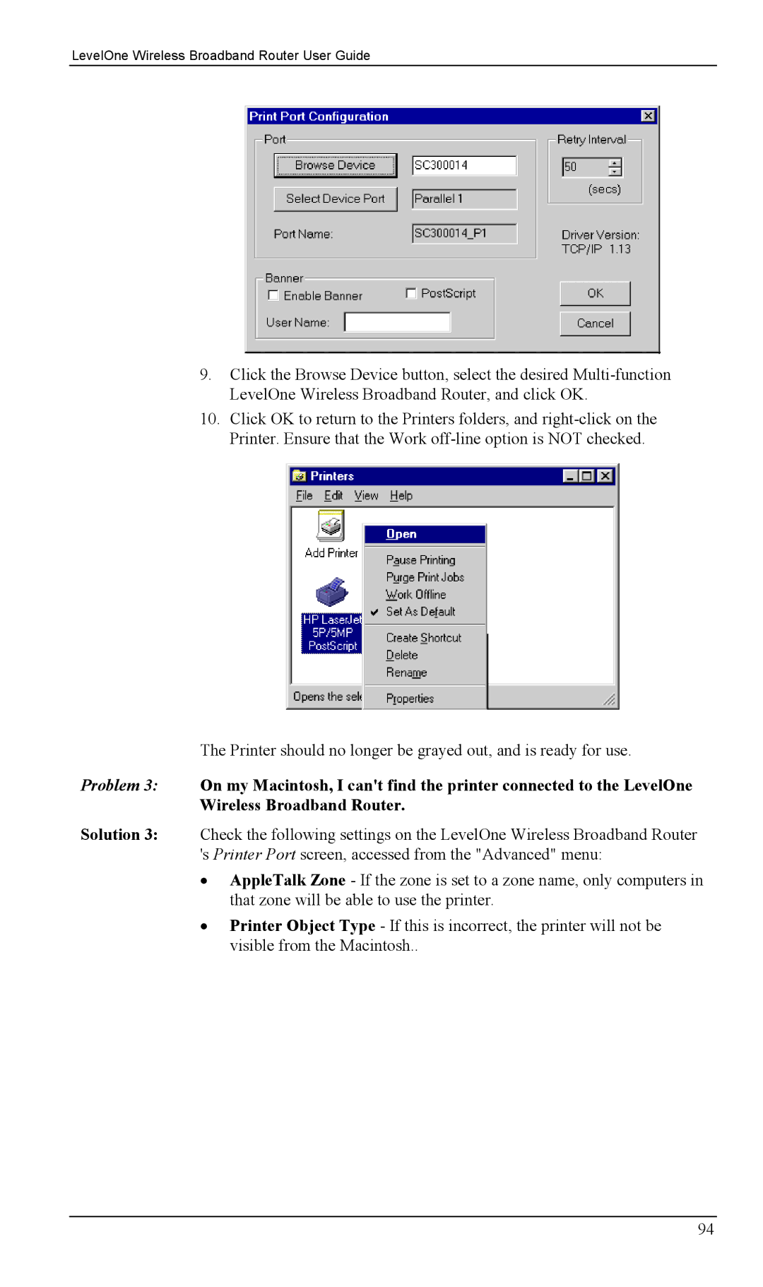 LevelOne WBR-1400TX, WBR-1100TX manual LevelOne Wireless Broadband Router User Guide 