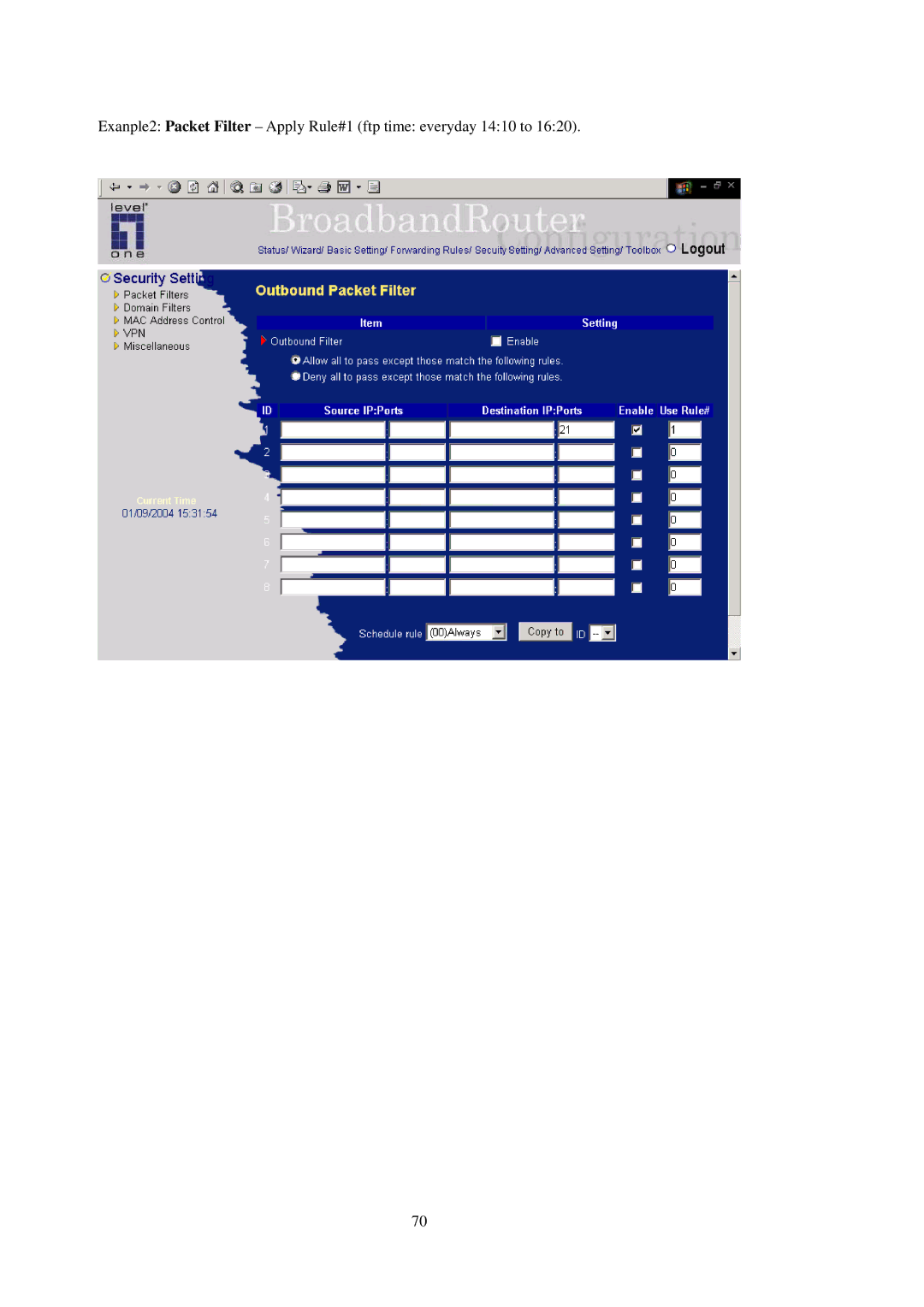 LevelOne WBR-3402TX user manual 