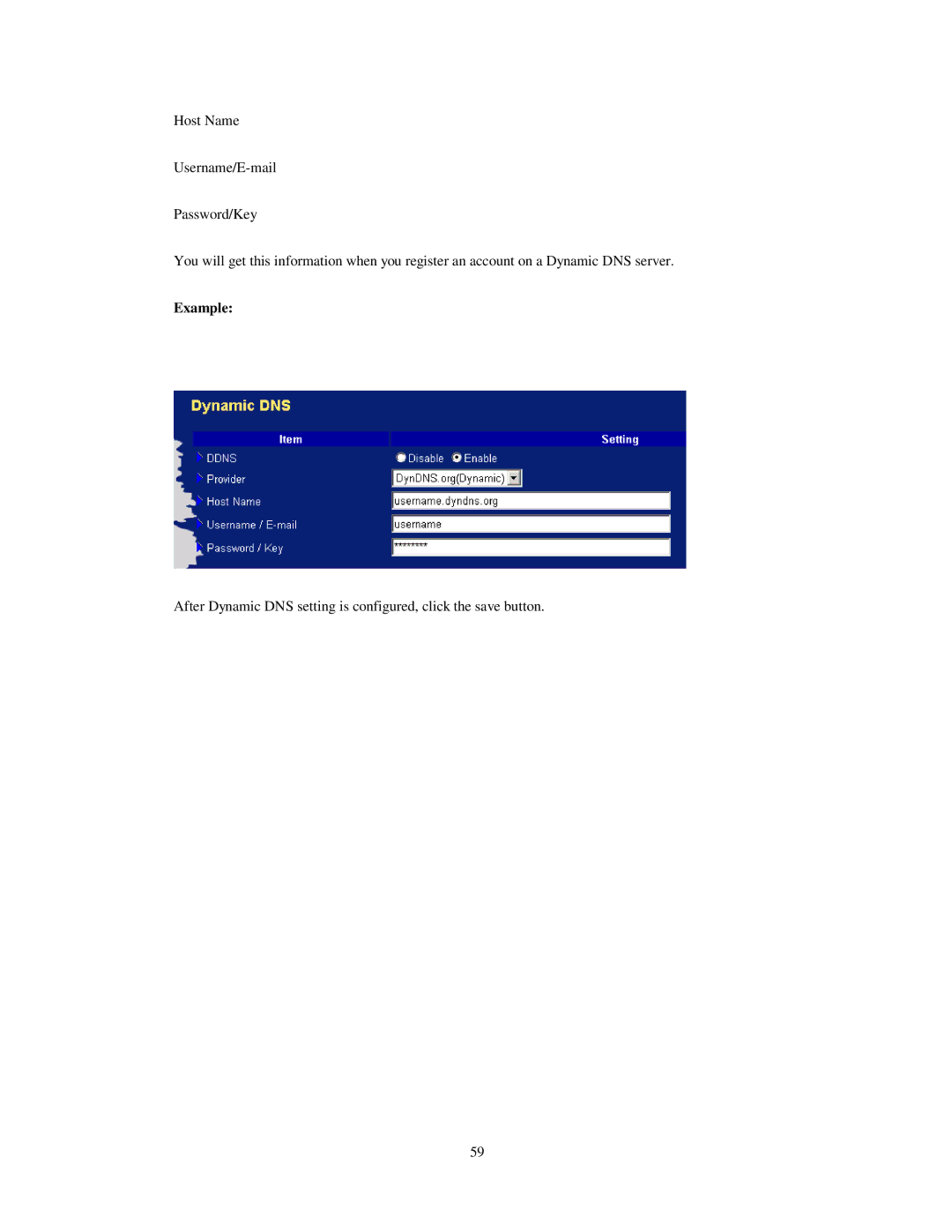 LevelOne WBR-3403TX user manual Example 