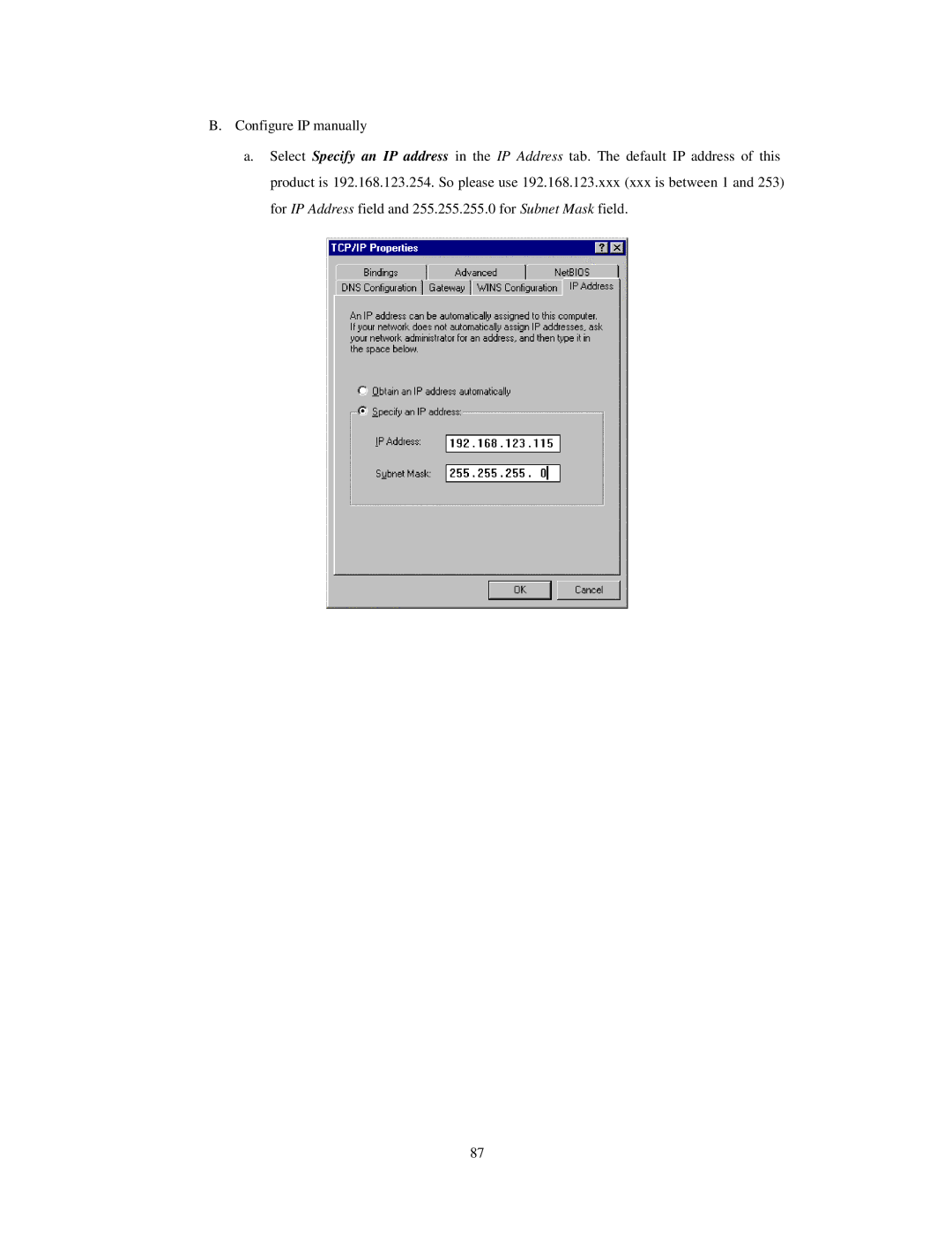 LevelOne WBR-3403TX user manual 