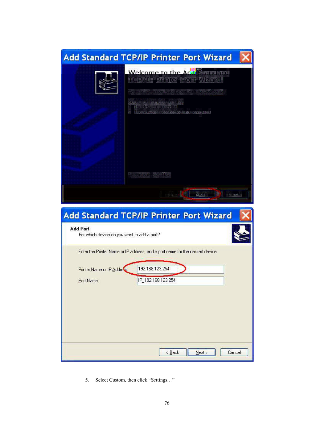 LevelOne WBR-3404TX user manual Select Custom, then click Settings… 