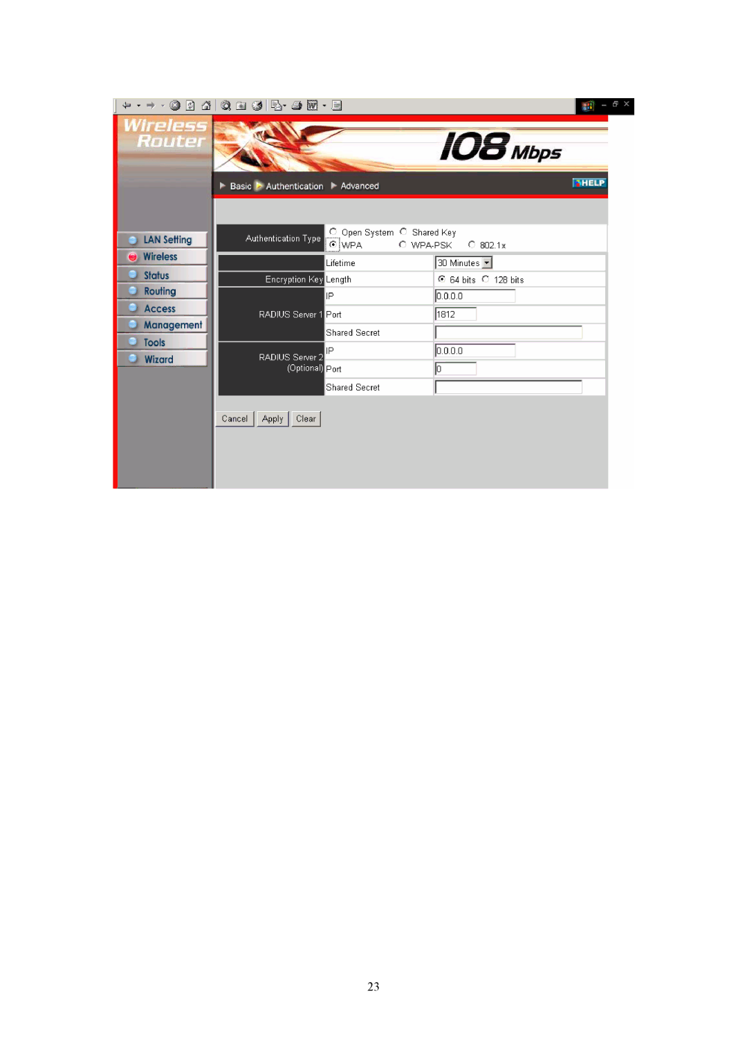 LevelOne WBR-3405TX user manual 