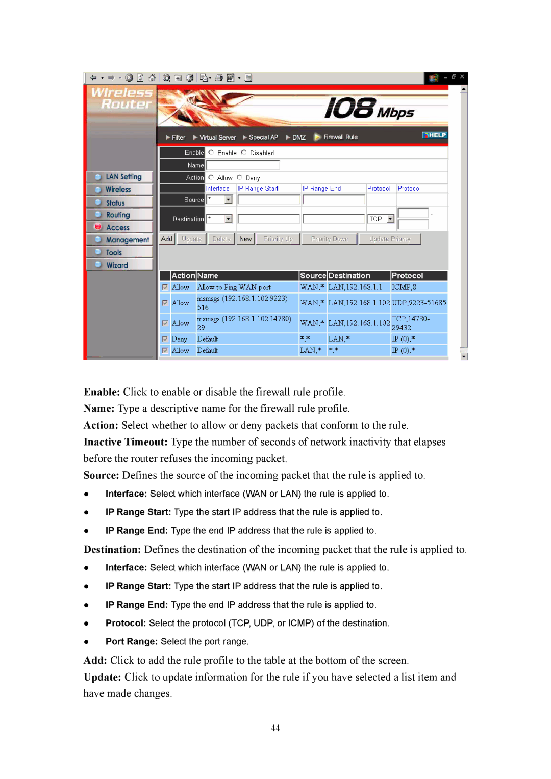 LevelOne WBR-3405TX user manual 