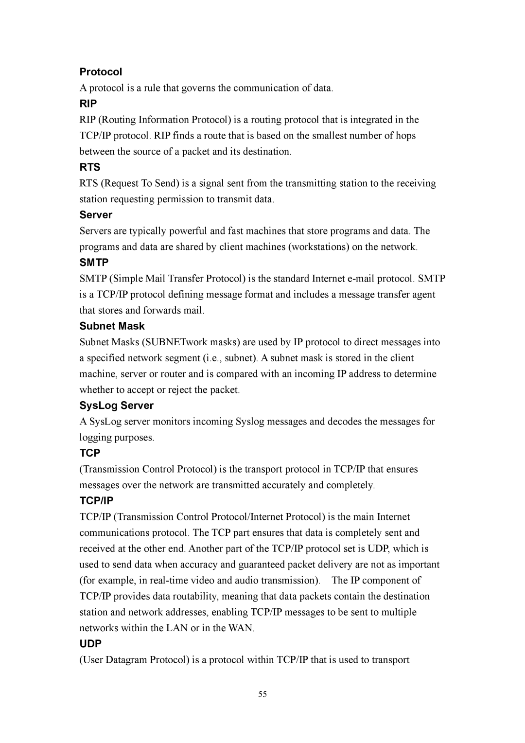 LevelOne WBR-3405TX user manual Rip 