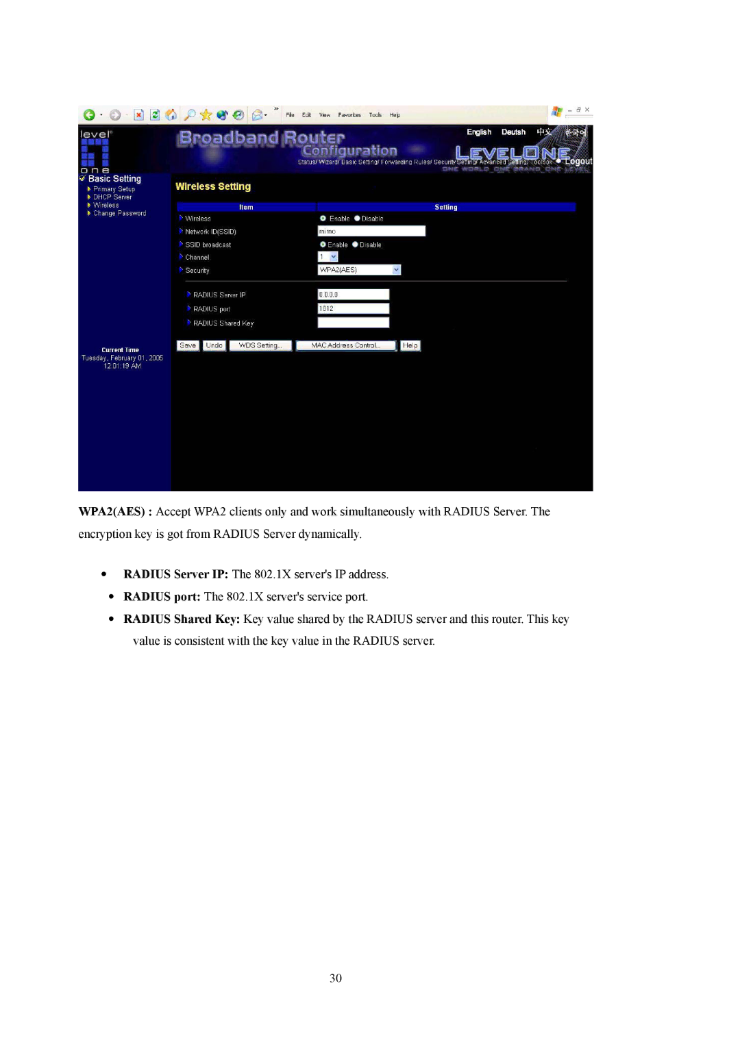 LevelOne WBR-5400 user manual 