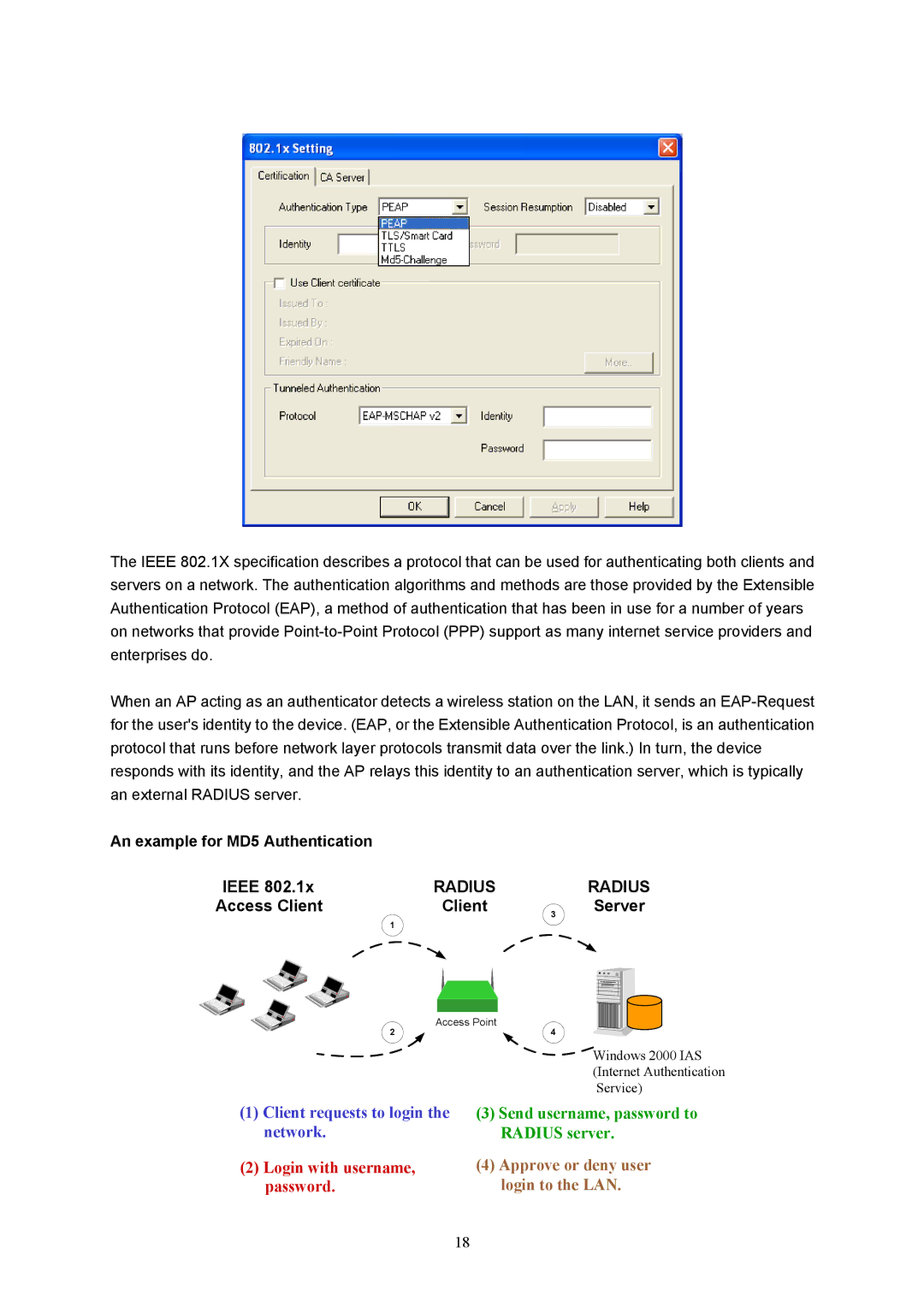 LevelOne WPC-0500, MIMO Wireless PCMCIA Adapter user manual Radius 