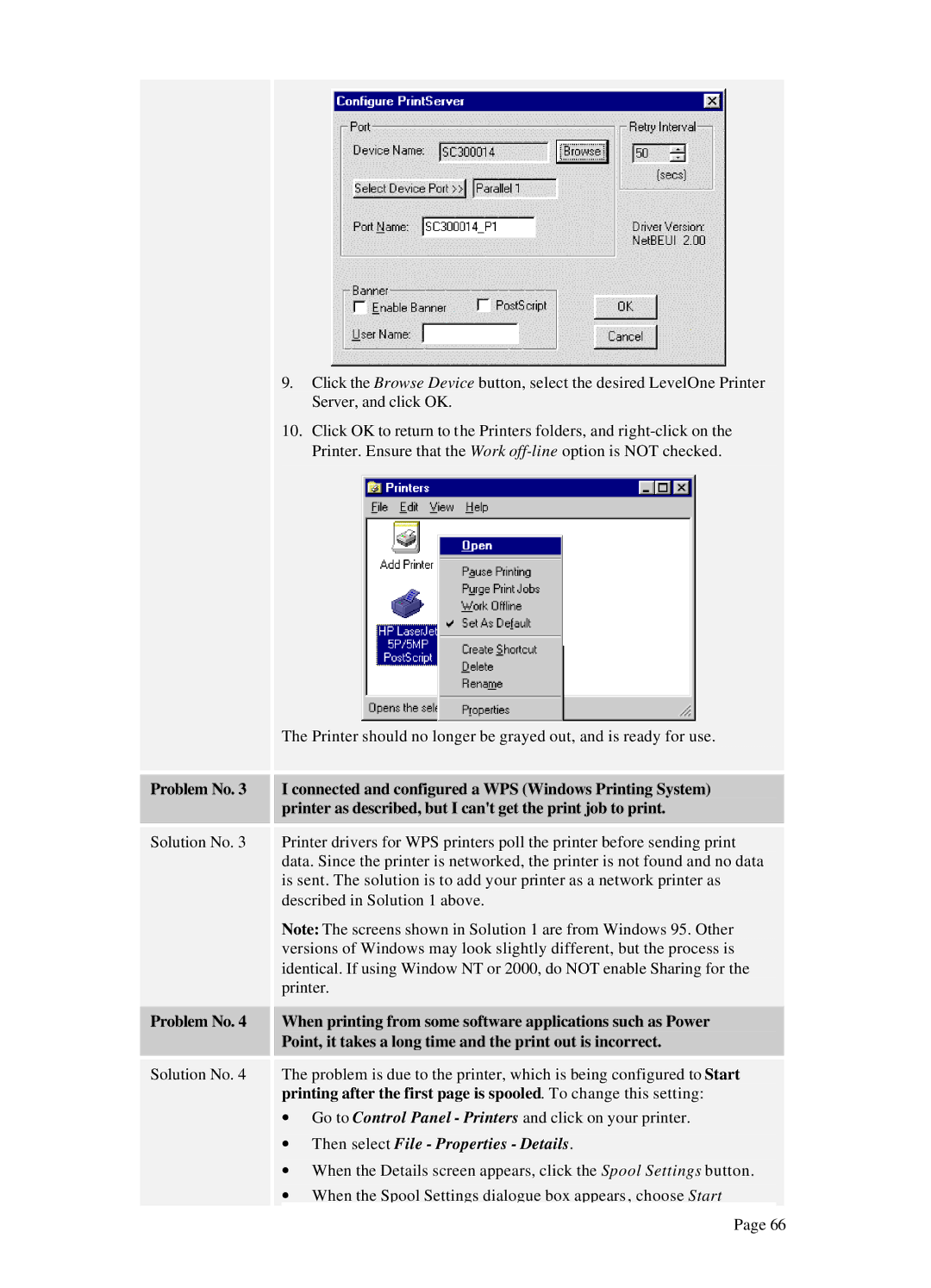 LevelOne WPS 0100, WPS-100USB manual ∙ Then select File Properties Details 