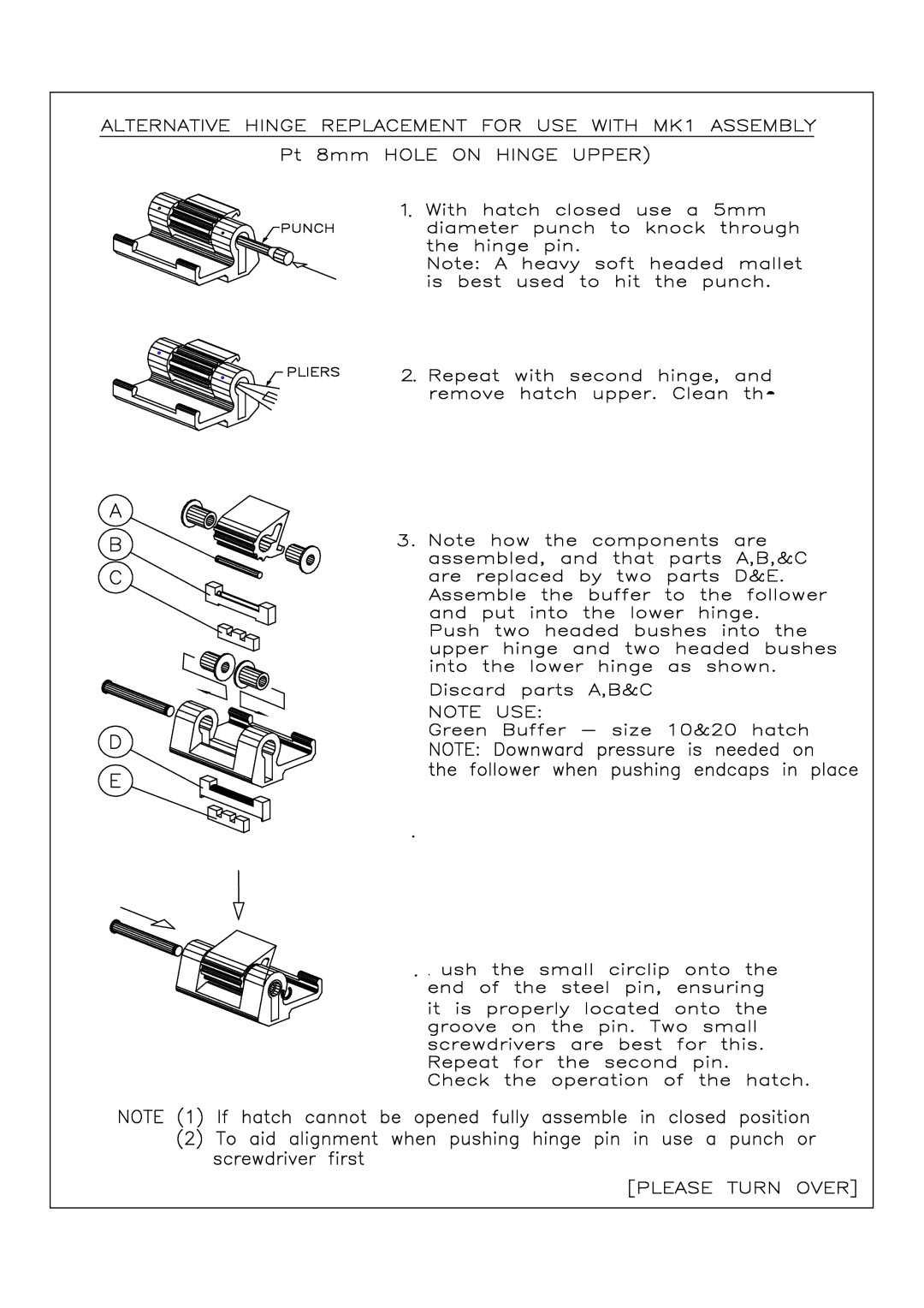 Lewmar Issue 2 warranty 