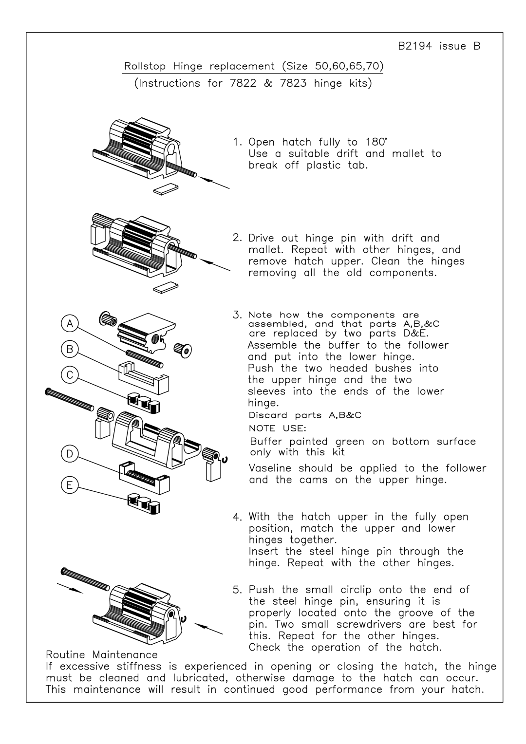 Lewmar Issue 2 warranty 