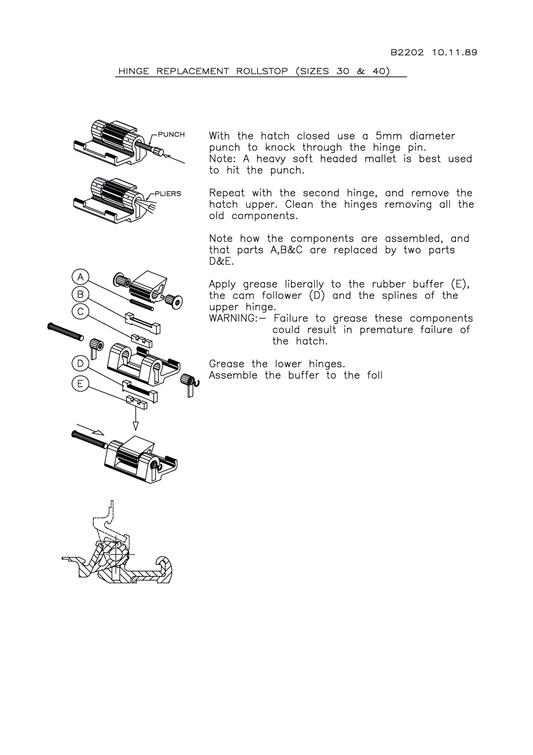 Lewmar Issue 2 warranty 