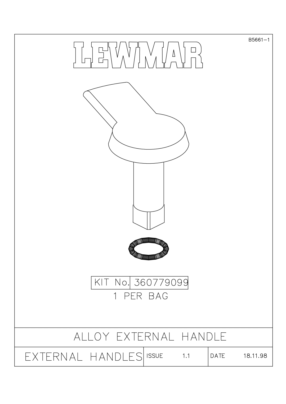 Lewmar Issue 2 warranty 