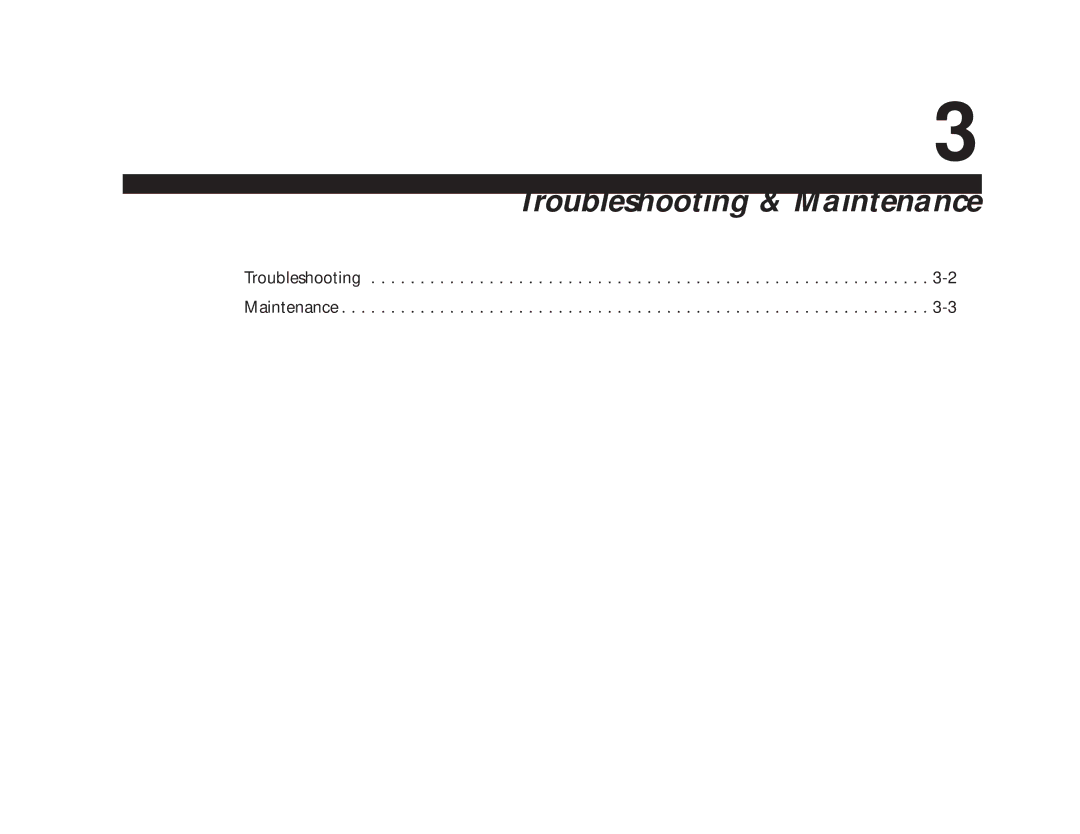 Lexicon CX manual Troubleshooting & Maintenance 