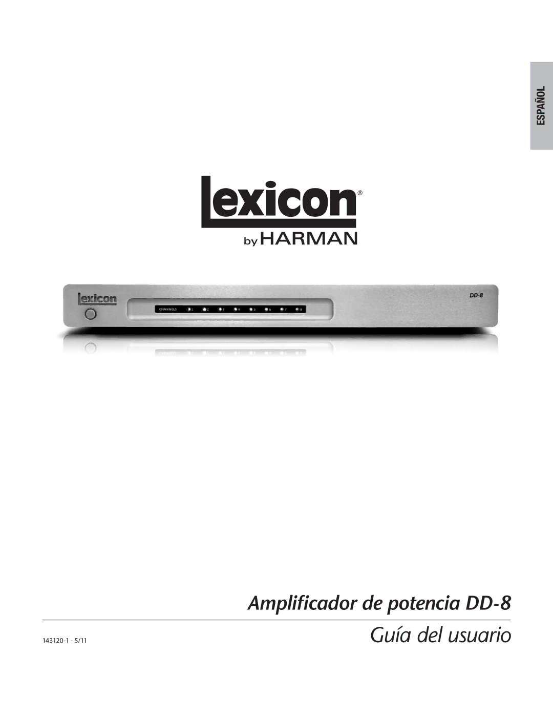 Lexicon manual Amplificador de potencia DD-8 