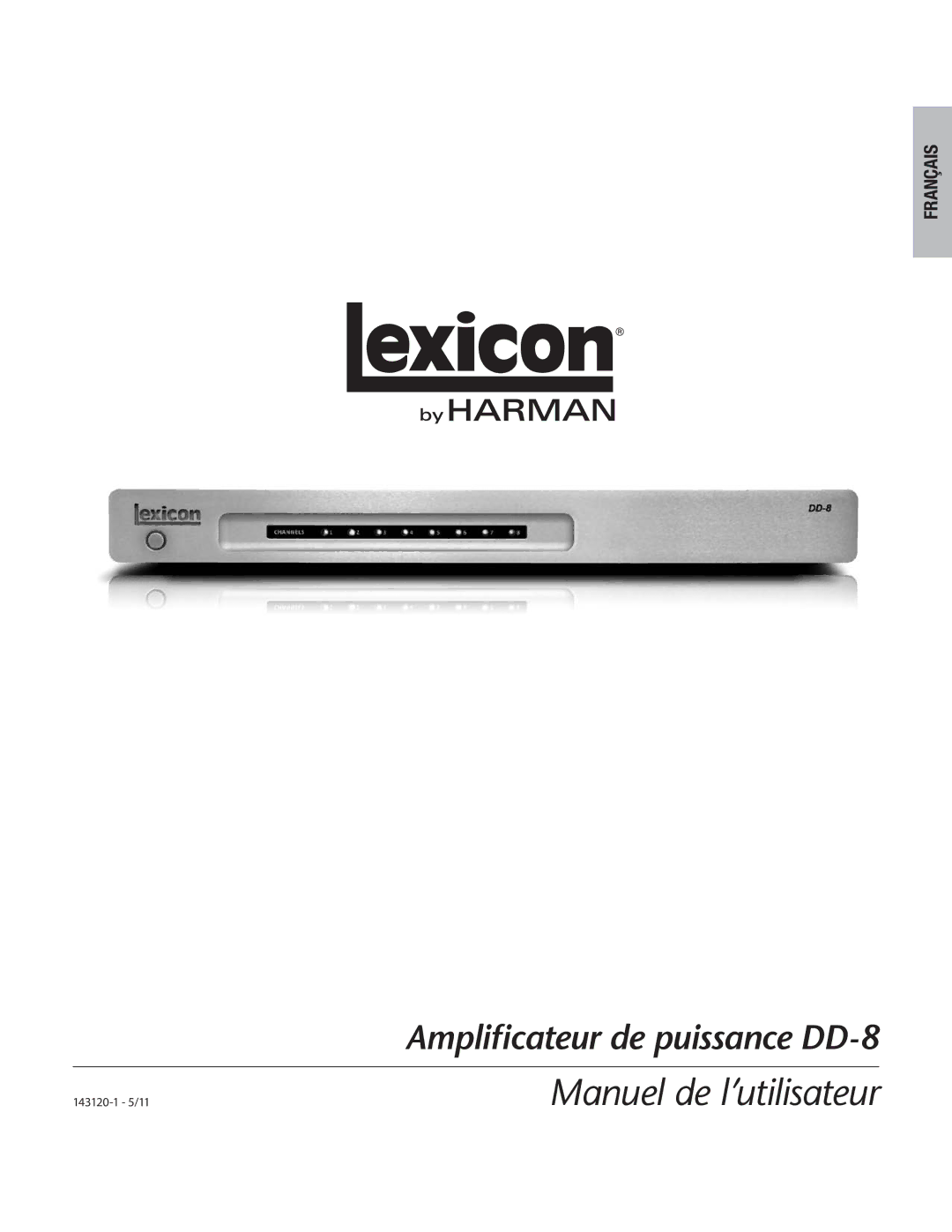 Lexicon manual Amplificateur de puissance DD-8 