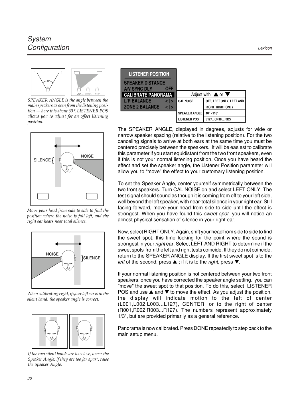 Lexicon MC-1 owner manual OFF Sync DLY 