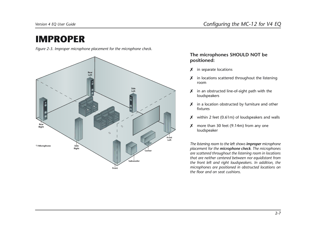 Lexicon MC-12 manual Improper 