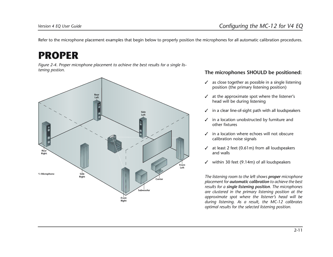 Lexicon MC-12 manual Proper 