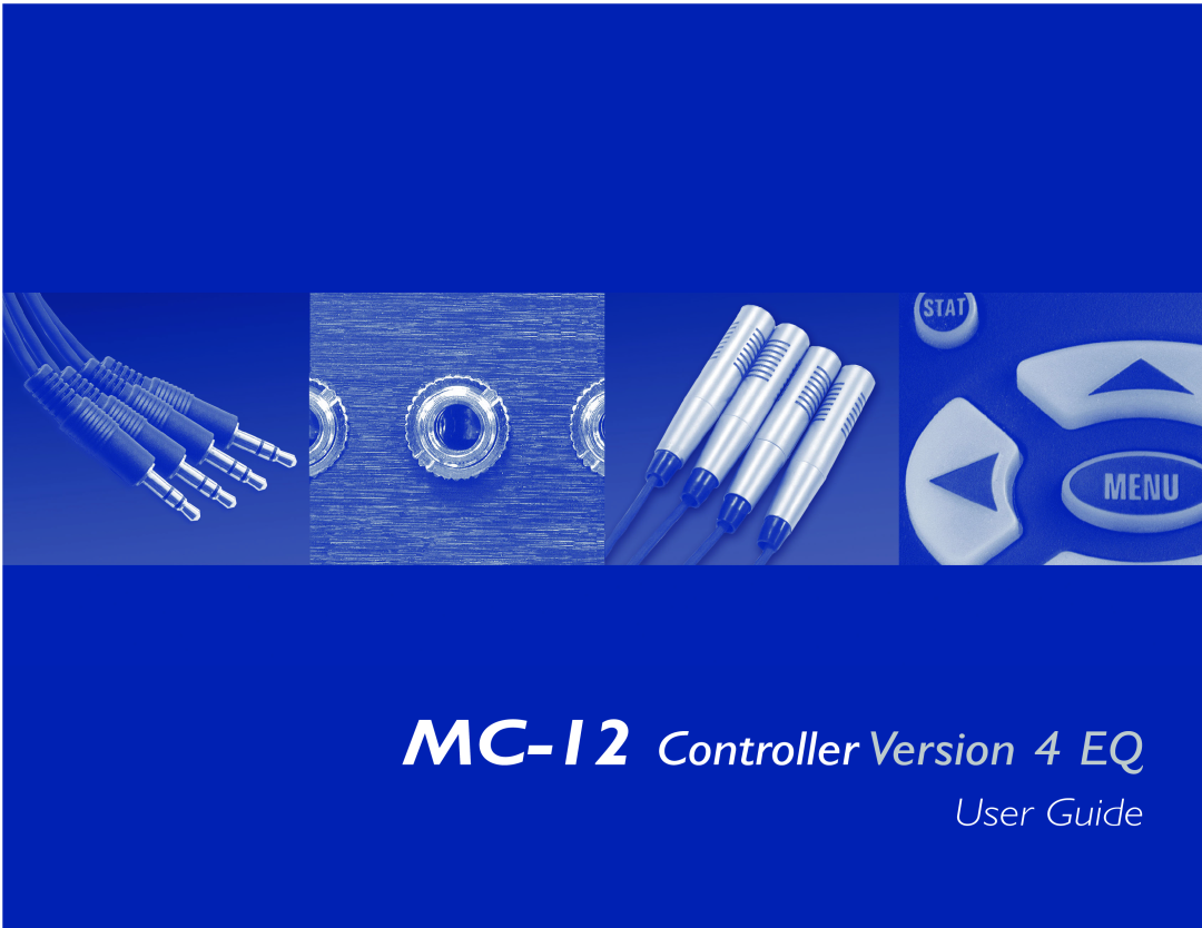 Lexicon manual MC-12 Controller Version 4 EQ, User Guide 
