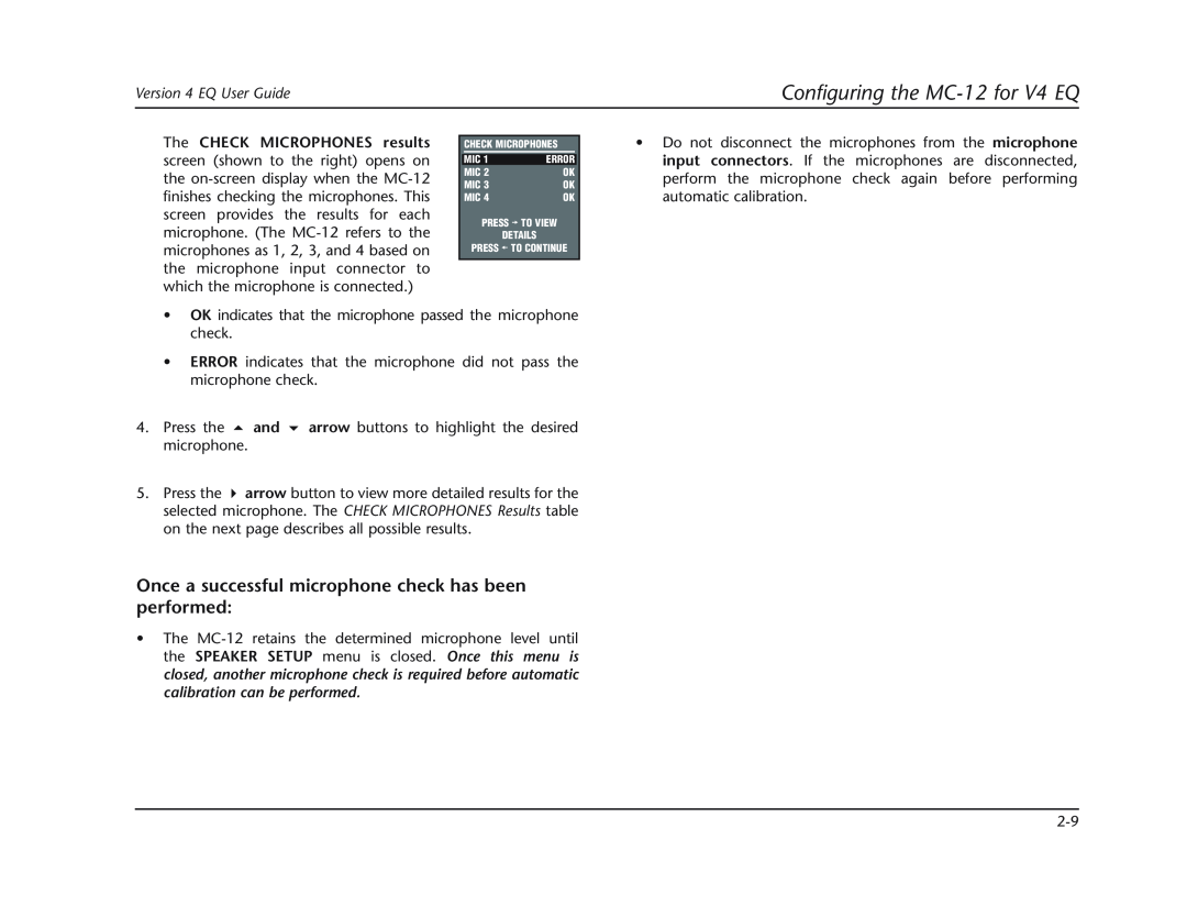 Lexicon manual Configuring the MC-12for V4 EQ 