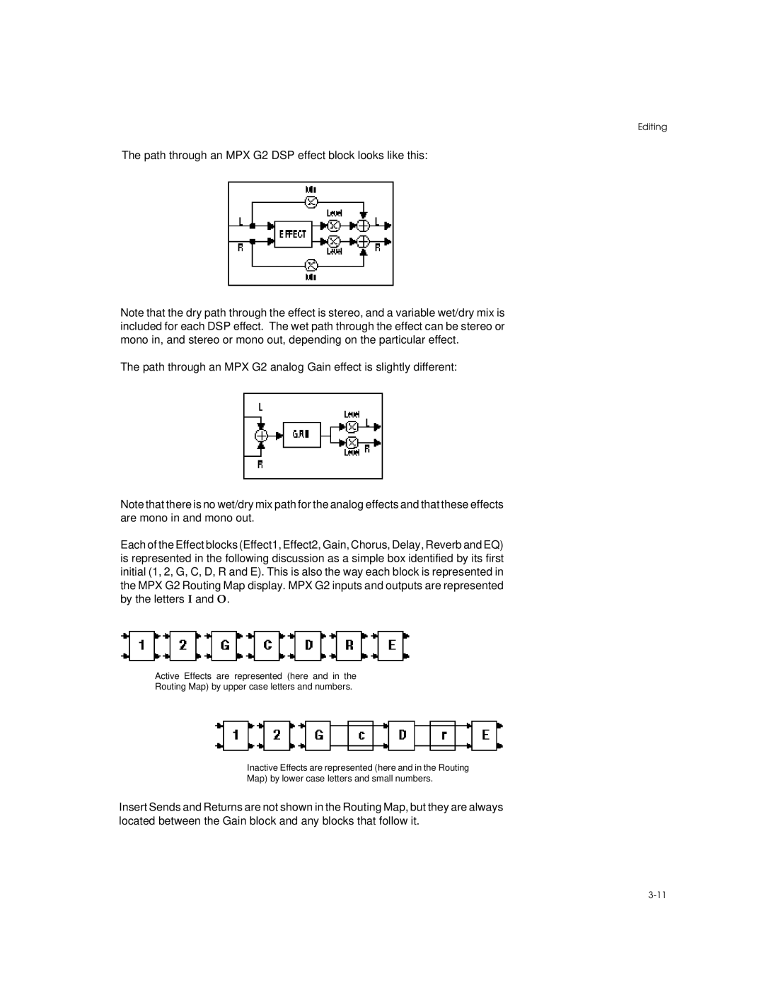 Lexicon MPX G2 manual Editing 