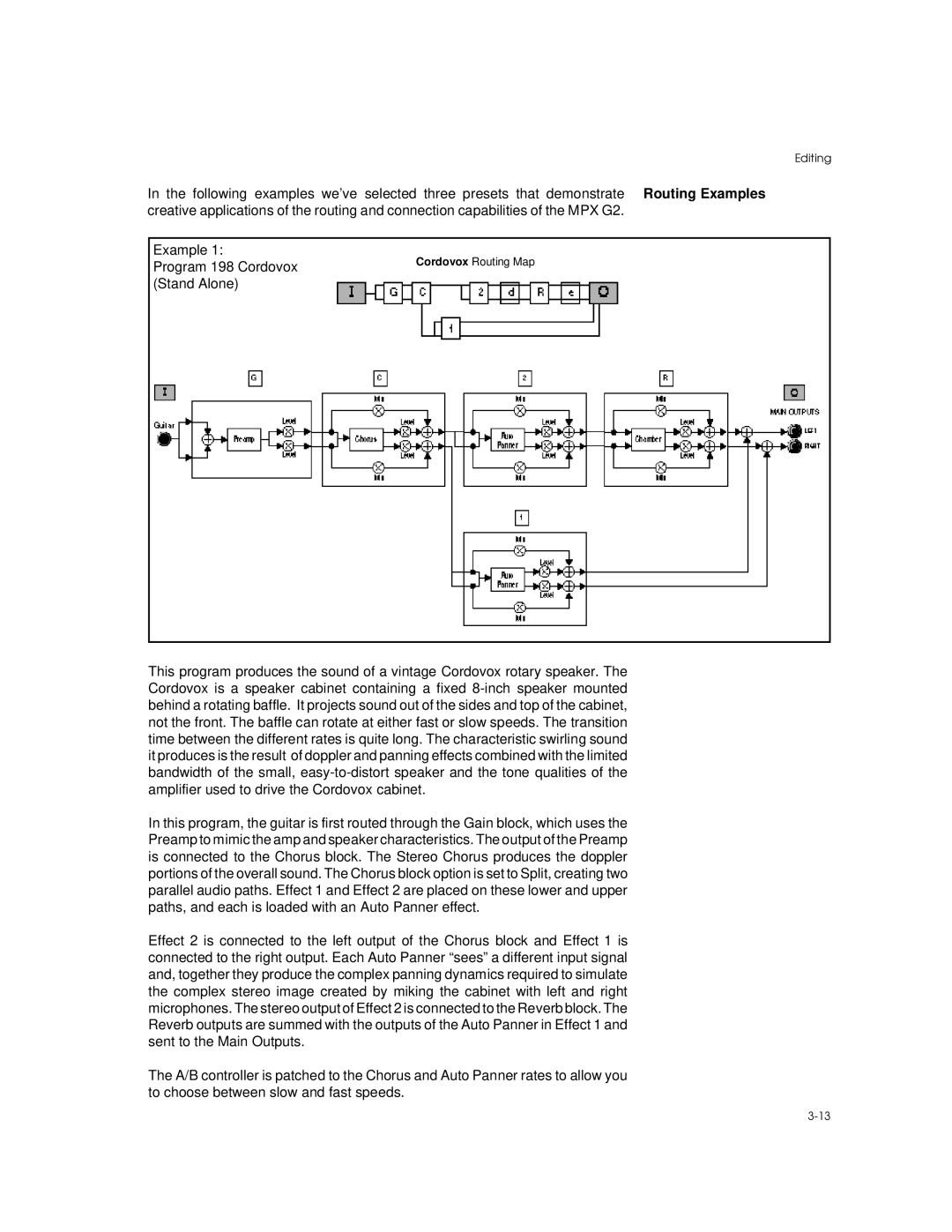 Lexicon MPX G2 manual Editing 