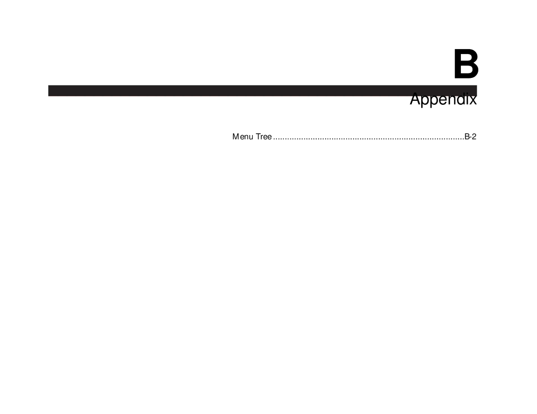 Lexicon RV-8 manual Menu Tree 