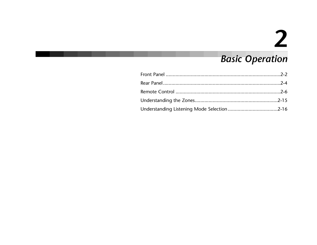 Lexicon SDP-40 manual Basic Operation 