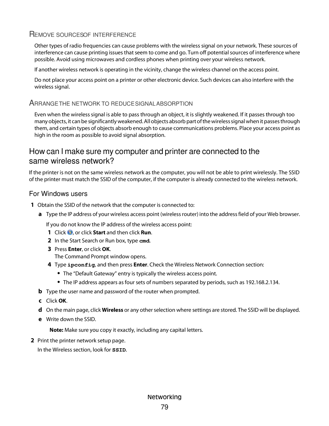 Lexmark 10E, 101 manual Remove Sources of Interference, Arrange the Network to Reduce Signal Absorption 