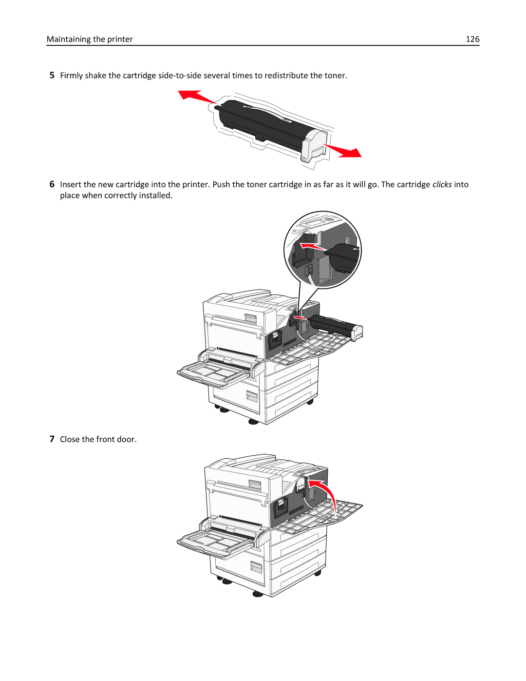 Lexmark 110, W850DN, 19Z0301 manual 