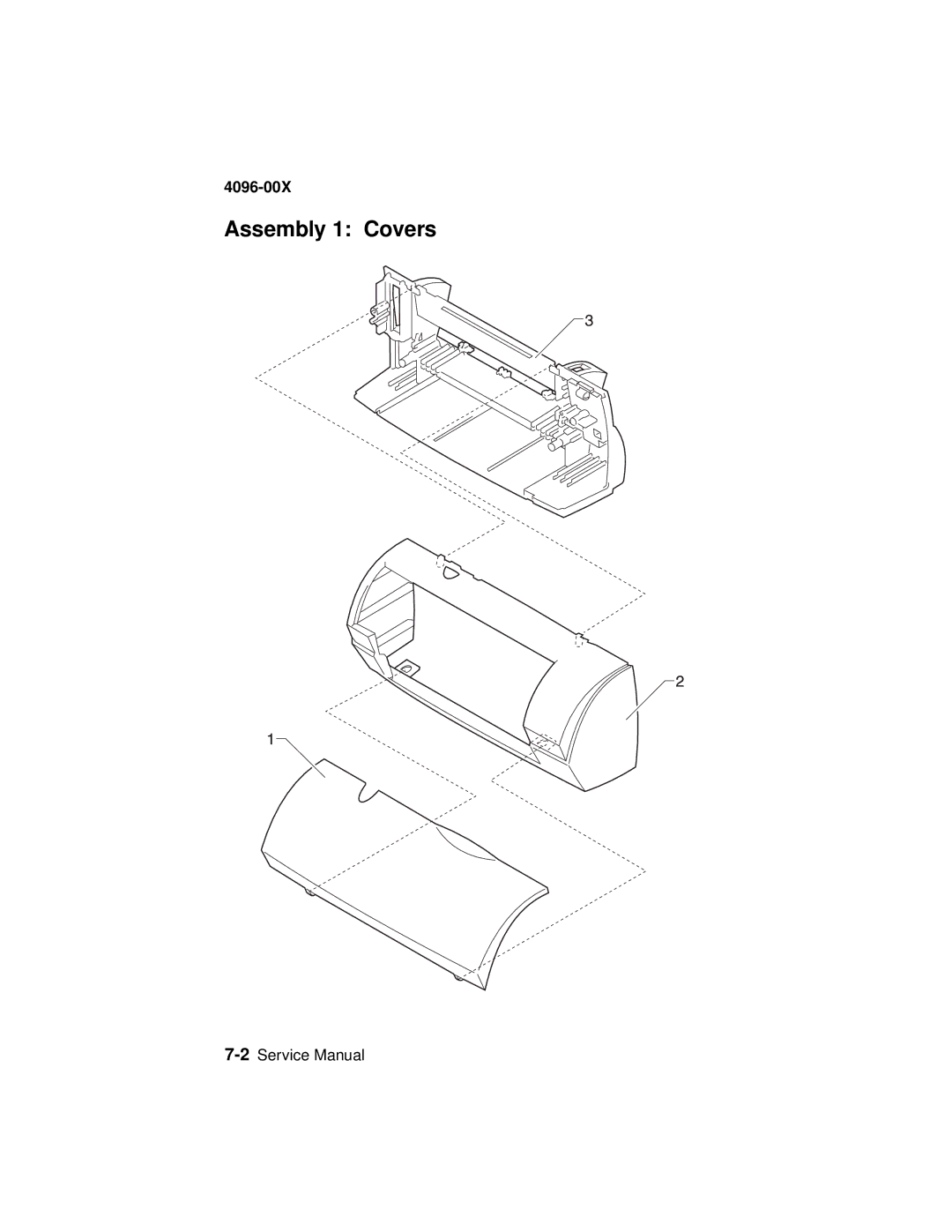 Lexmark 1100, 1000 manual Assembly 1 Covers 