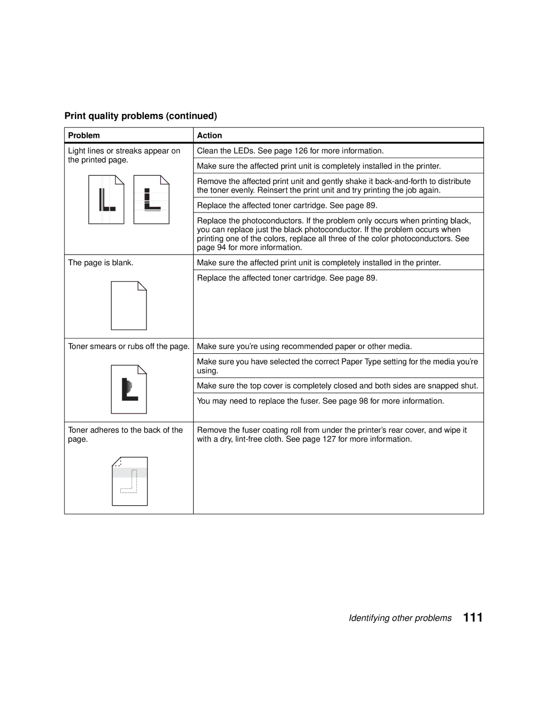 Lexmark 1200 manual Make sure you’re using recommended paper or other media 