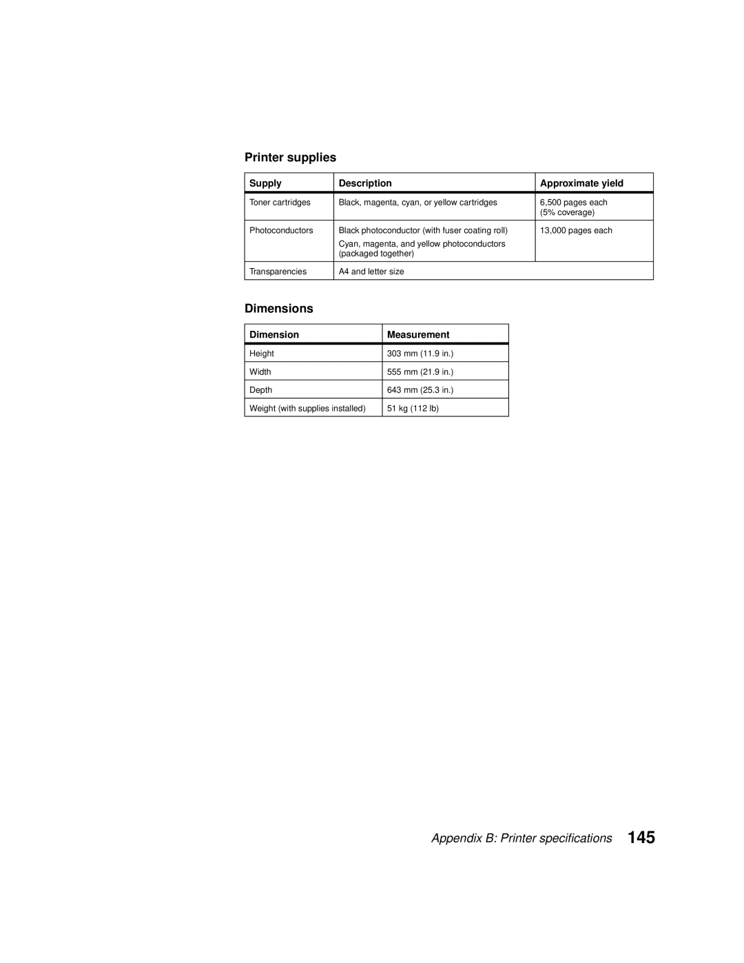 Lexmark 1200 manual Printer supplies 