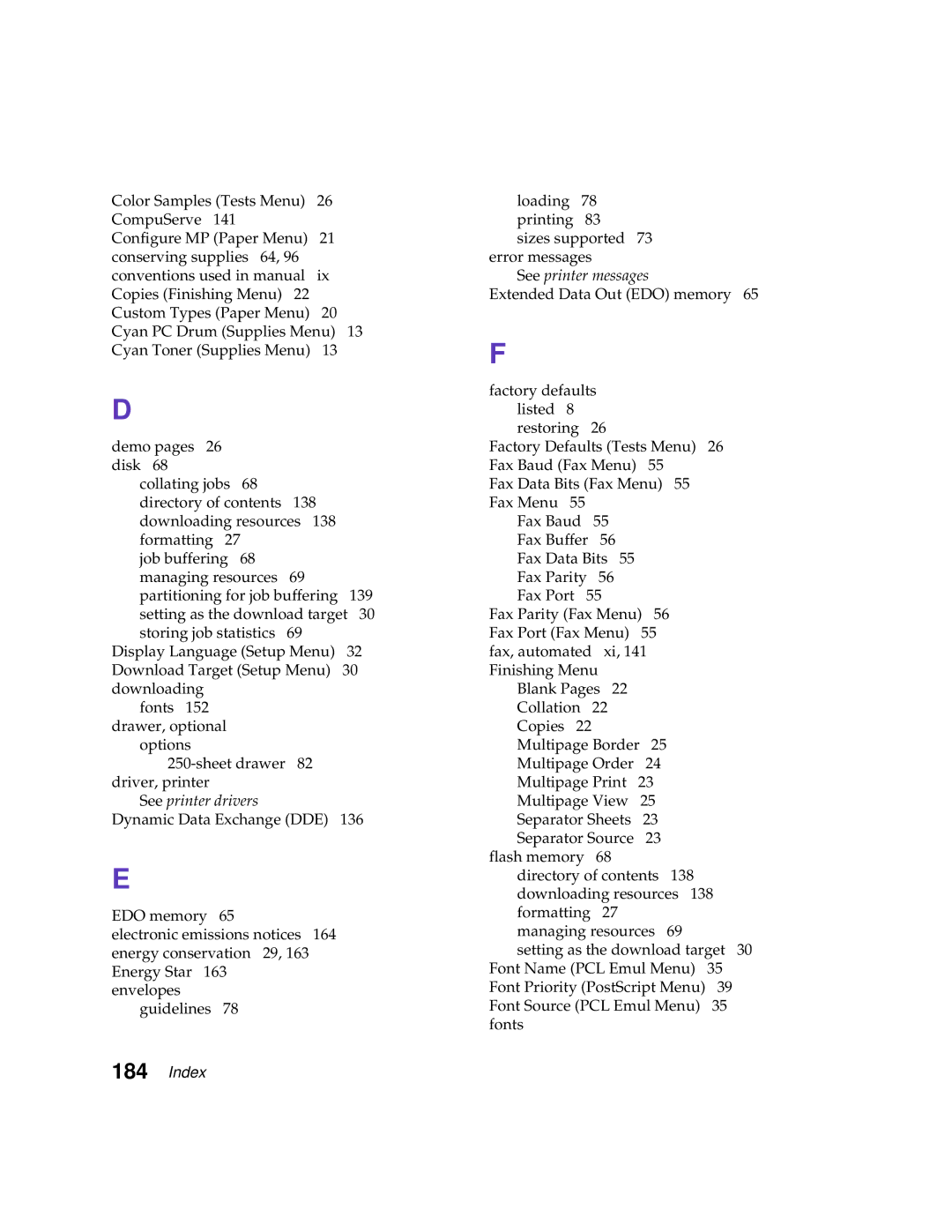 Lexmark 1200 manual See printer drivers 