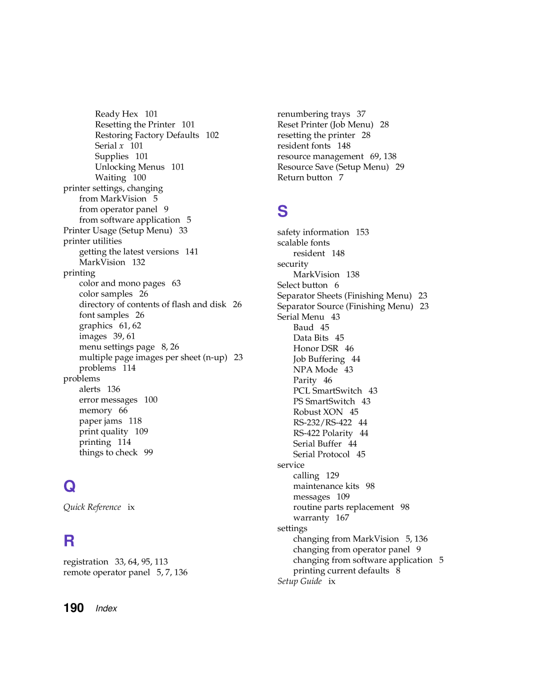 Lexmark 1200 manual Setup Guide 