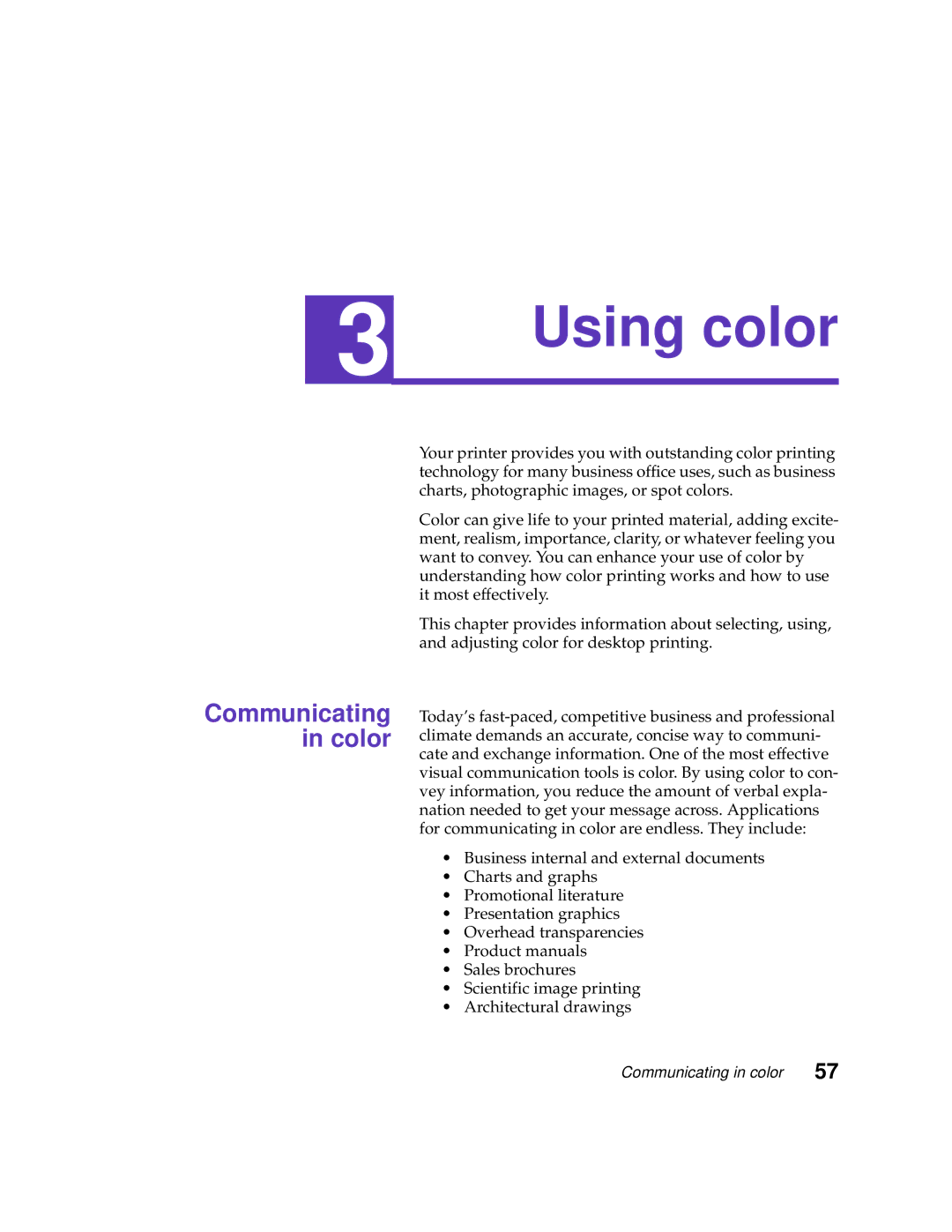 Lexmark 1200 manual Using color, Communicating in color 