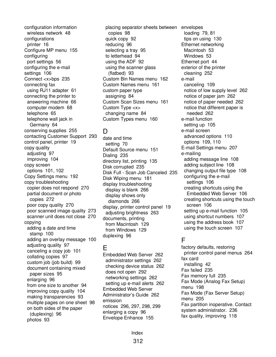 Lexmark X656dte, 16M1994, 16M1985, 90T7250, X658dtfe, X658dtme, X658dfe manual 312, Creating shortcuts using the touch screen 