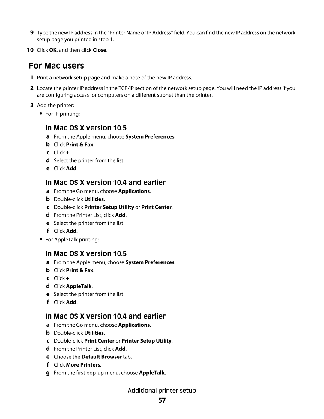 Lexmark 16M1994, 16M1985, 90T7250, X658dtfe, X658dtme, X658dfe, X658dme, X656dte, X656de, X652de, X654de, 16M1742 For Mac users 