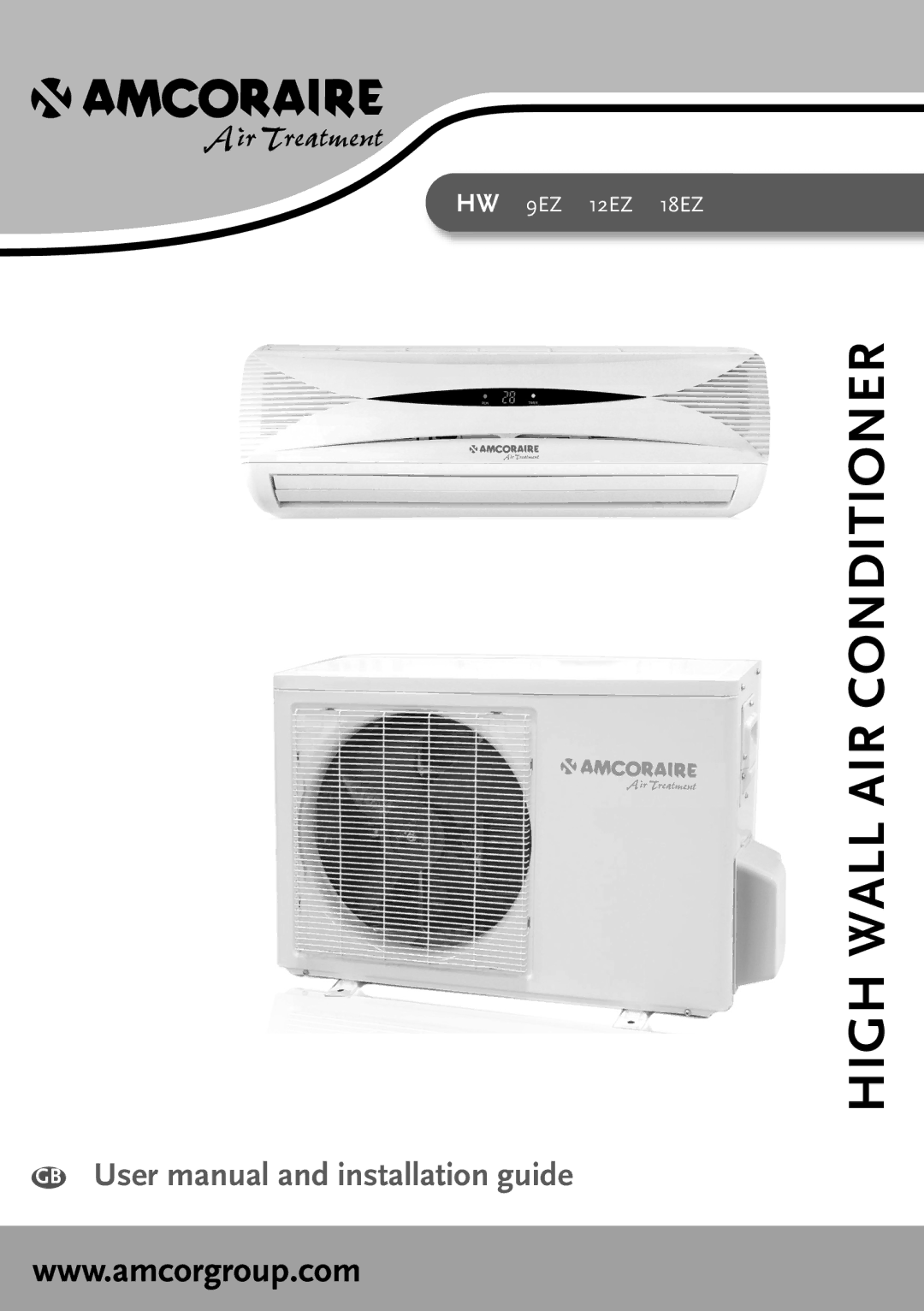 Lexmark 12EZ, 18EZ, 9EZ user manual High Wall AIR Conditioner 