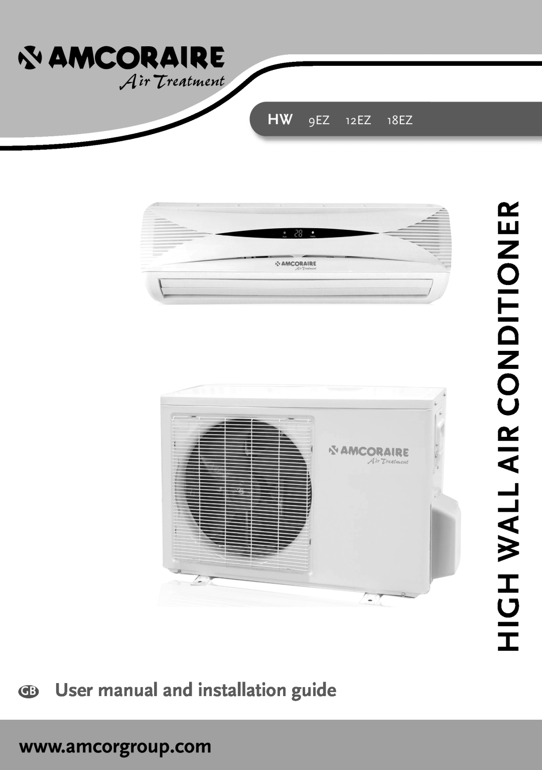 Lexmark user manual High Wall Air Conditioner, HW 9EZ 12EZ 18EZ 