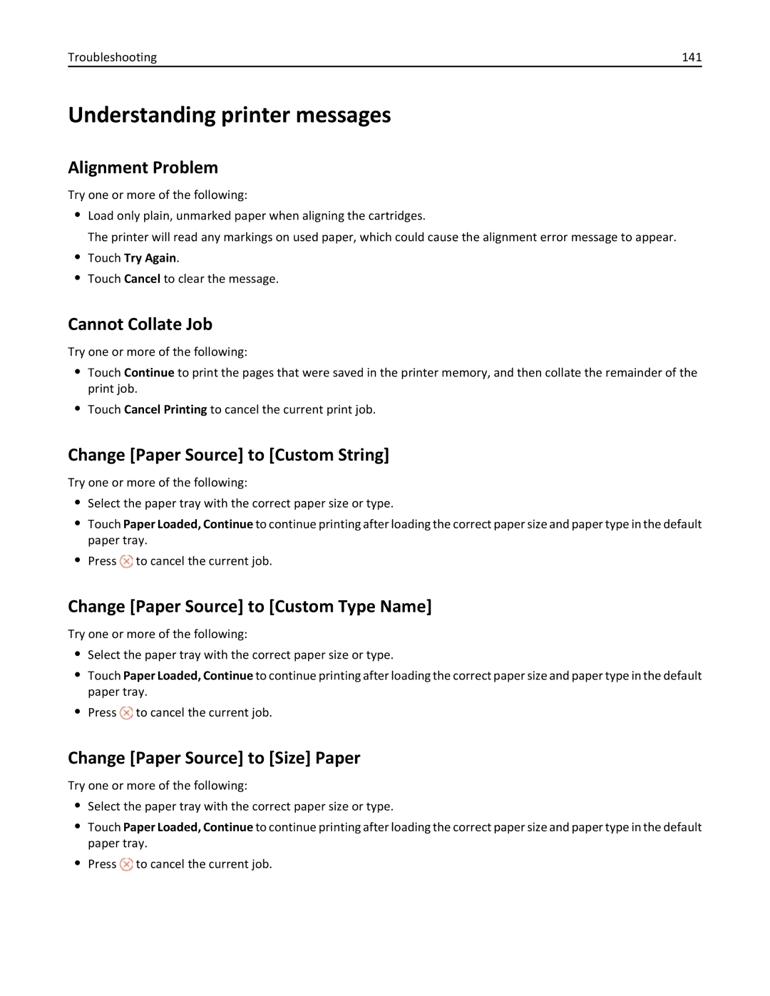 Lexmark 200, 20E manual Understanding printer messages 