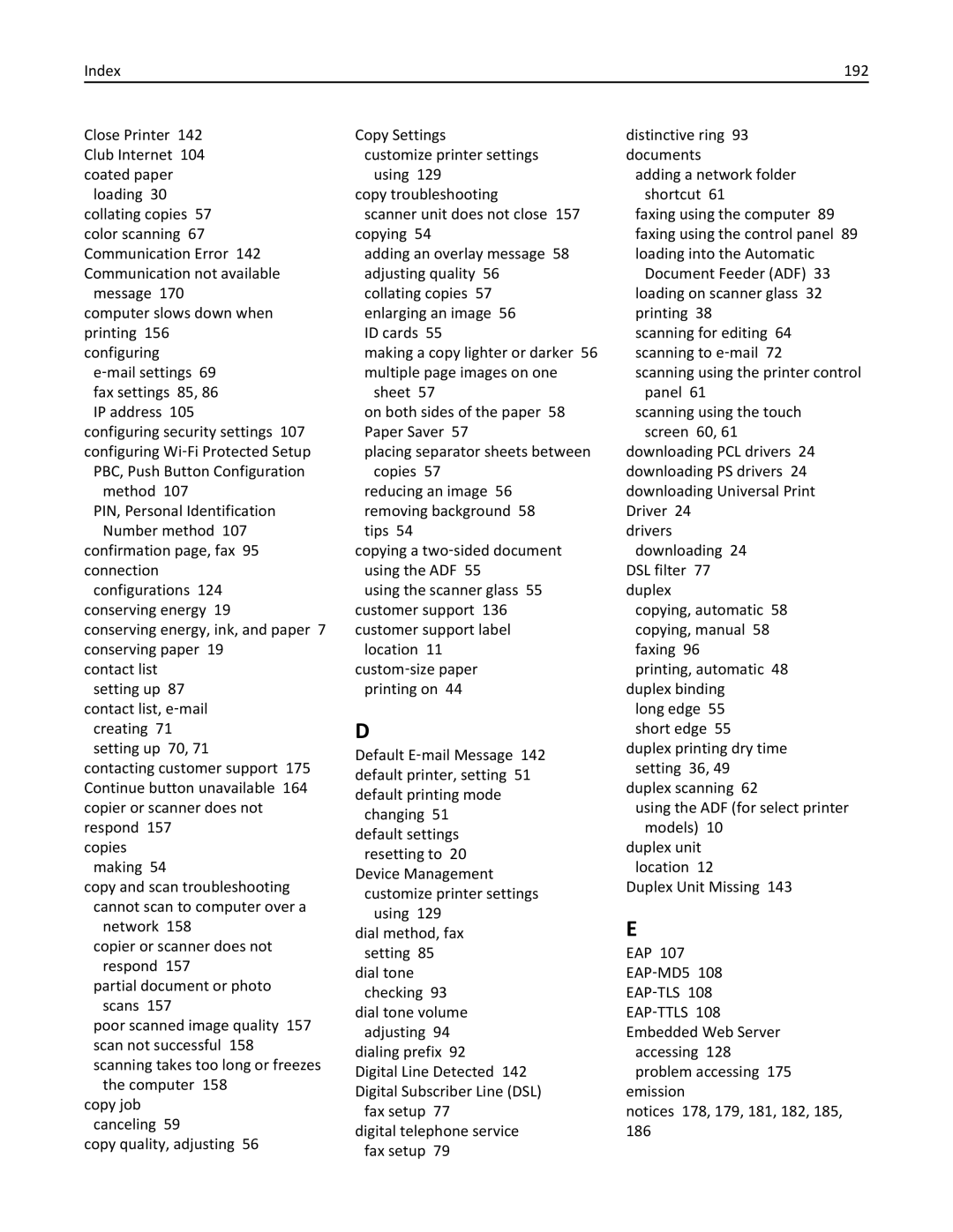 Lexmark 20E, 200 manual Eap‑Tls 