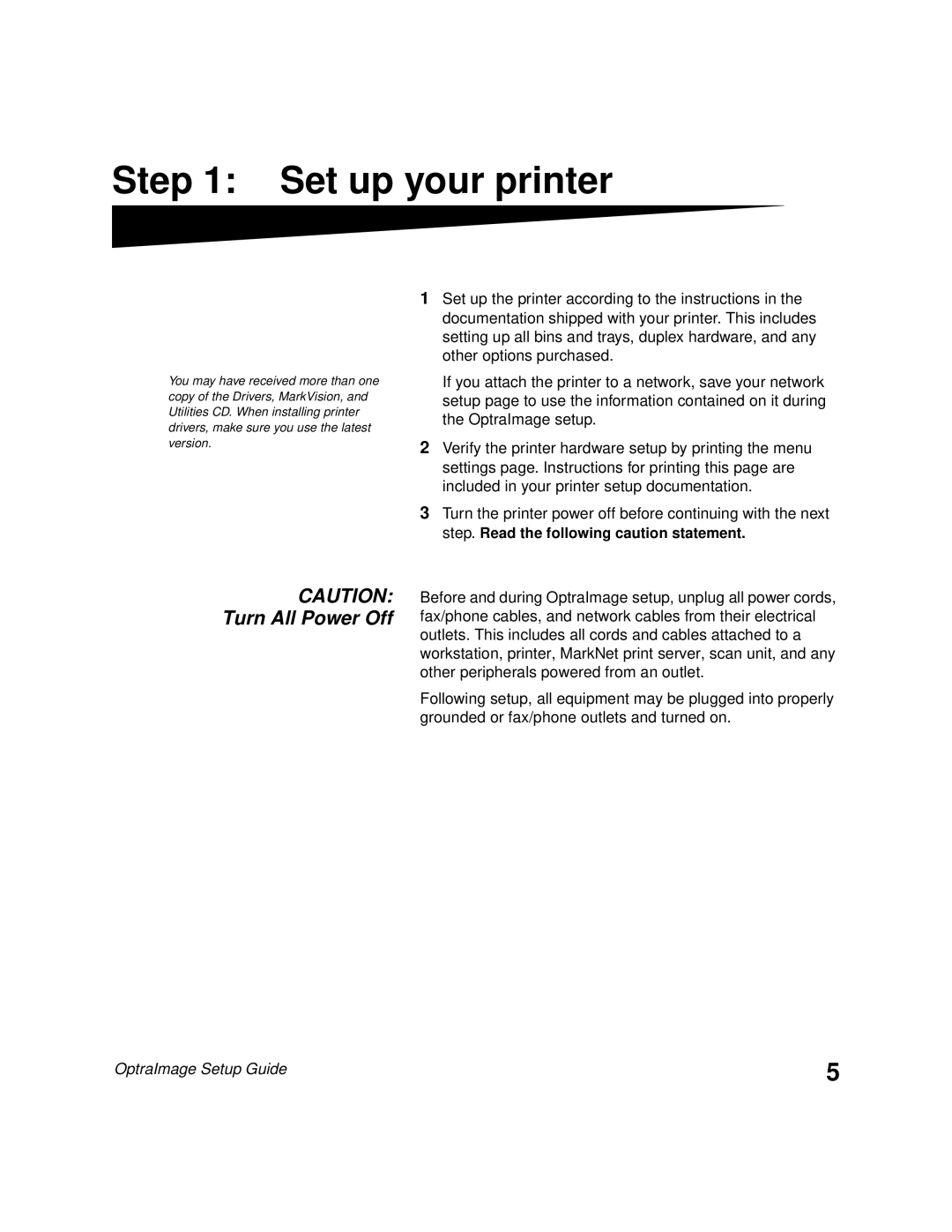 Lexmark 242, 232 setup guide Set up your printer 