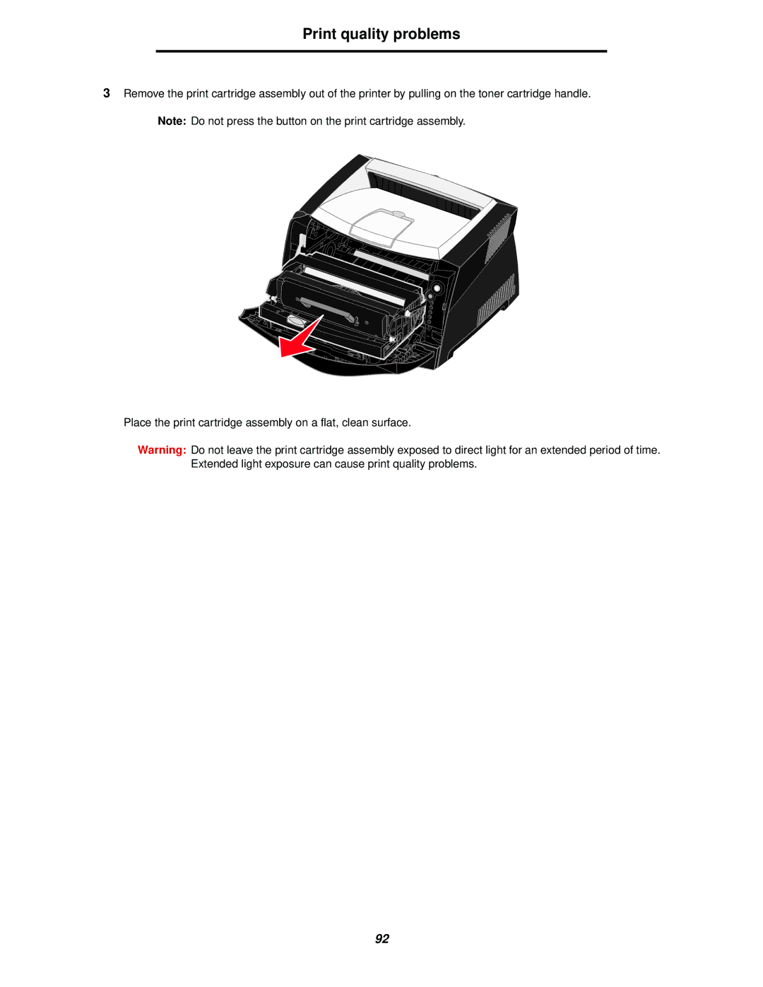 Lexmark 238 manual Print quality problems 