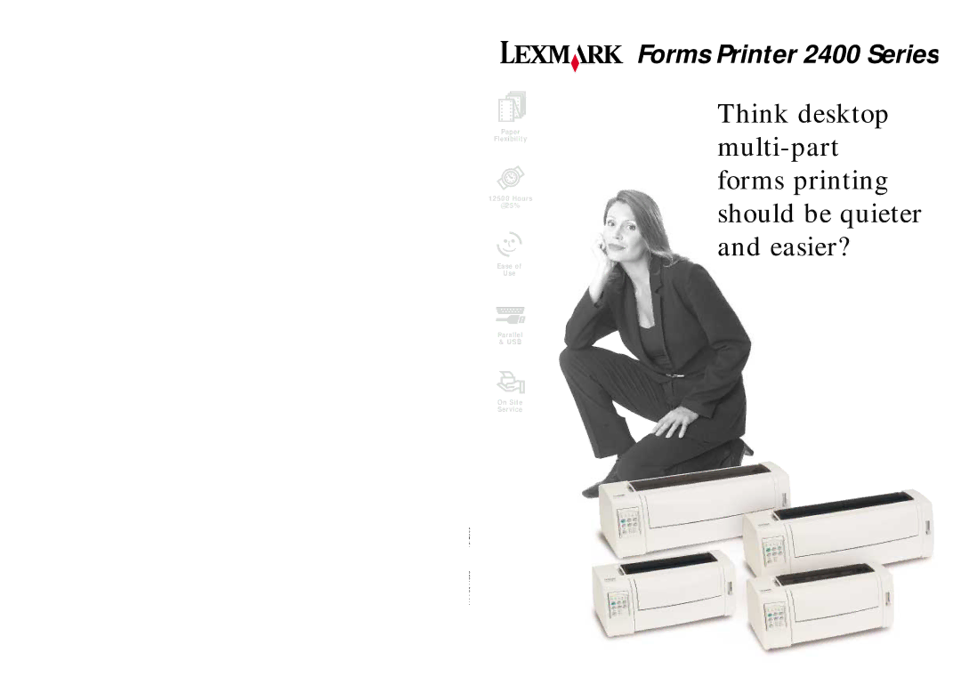 Lexmark warranty Forms Printer 2400 Series 